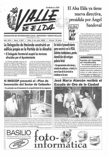 N&uacute;mero 2.207 - 6 de julio de 2000
