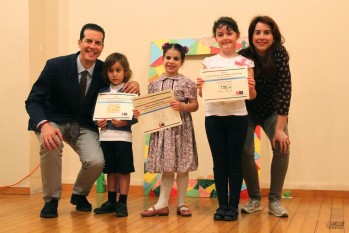 Los peque&ntilde;os Nicol&aacute;s Gigante, &Aacute;frica Amor y Esther Hern&aacute;ndez ganan el 11&ordm; concurso Mam&aacute; Trabajadora