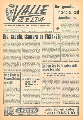 N&uacute;mero 1.046 - 18 de septiembre de 1976