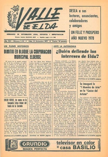 N&uacute;mero 1.112 - 31 de diciembre de 1977