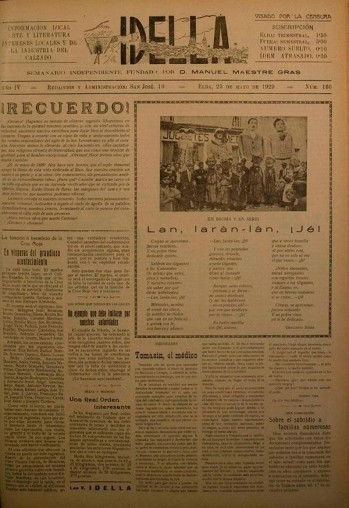 Idella nº 166 - Año 1929