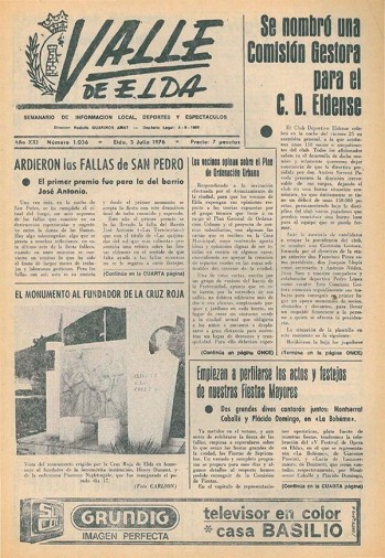 N&uacute;mero 1.036 - 3 de julio de 1976