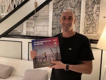 Luis Rubiales, presidente de la RFEF: "Felicidades al pueblo de Elda y al CD Eldense por su centenario"