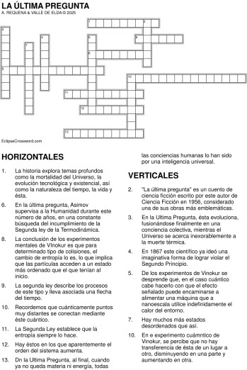 La &uacute;ltima pregunta
