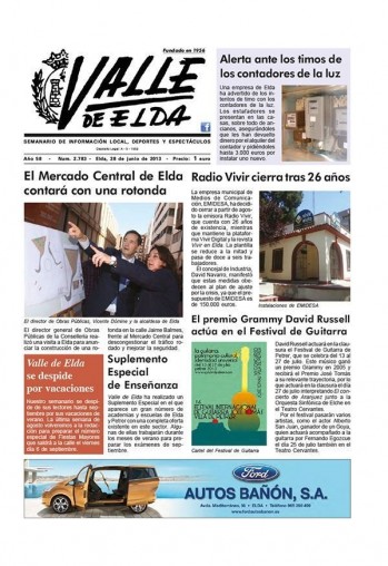 N&uacute;mero 2.783 - 28 de junio de 2013