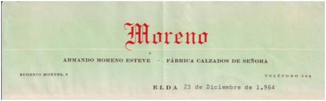 Logos y marcas de fábricas de calzado eldenses (2): "Moreno", "Maruja" y "Anamar" Logos y marcas de fábricas de calzado eldenses (2): "Moreno", "Maruja" y "Anamar"