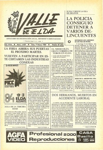 N&uacute;mero 1.420 - 9 de marzo de 1984
