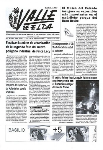 N&uacute;mero 2.351 - 19 de septiembre de 2003
