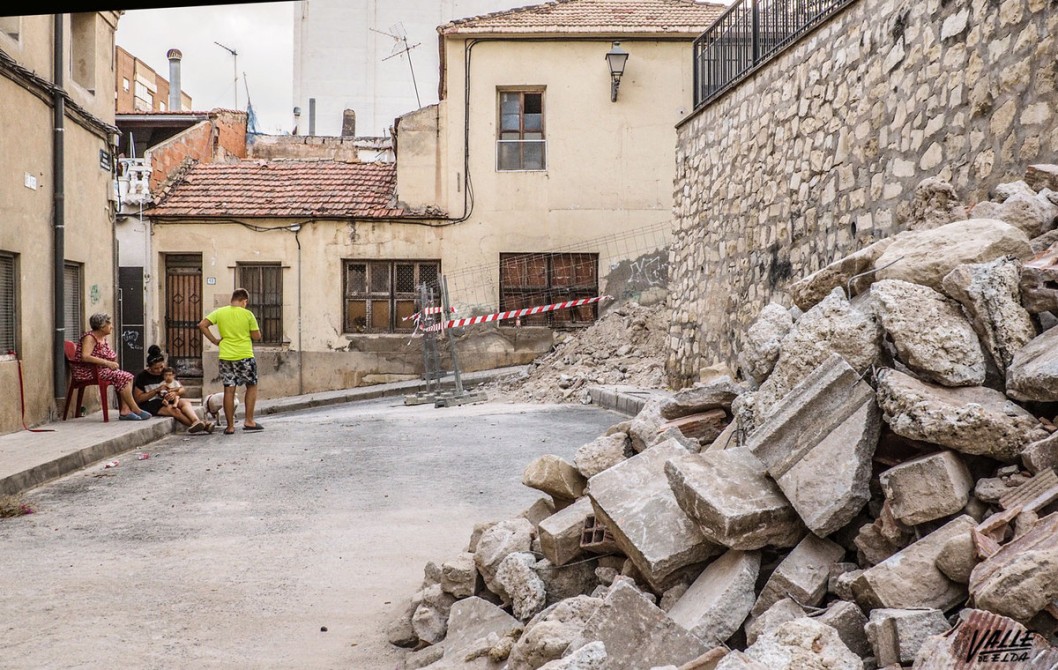 Arrancan las obras en las plazas del Matadero y de Santiago Arrancan las obras en las plazas del Matadero y de Santiago