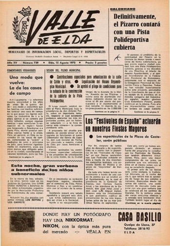 Número 0729 - 15 de agosto de 1970