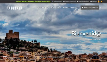 Petrer estrena p&aacute;gina web