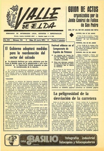 Número 0931 - 29 de junio de 1974