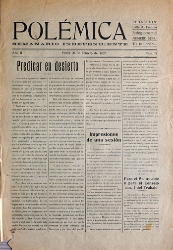 Pol&eacute;mica 17