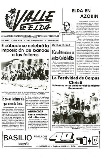 N&uacute;mero 1.724 - 22 de junio de 1990