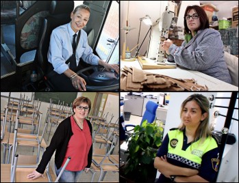 Cuatro mujeres trabajadoras logran conciliar la vida profesional y personal pese a las dificultades de los horarios