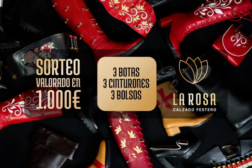 La Rosa Calzado realiza un sorteo para cualquier comparsa, seas de la ciudad que seas, valorado en más de 1.000 euros La Rosa Calzado realiza un sorteo para cualquier comparsa, seas de la ciudad que seas, valorado en más de 1.000 euros