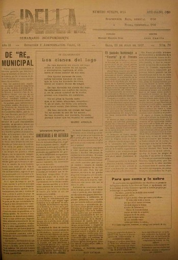 Idella n&ordm; 076 - A&ntilde;o 1927