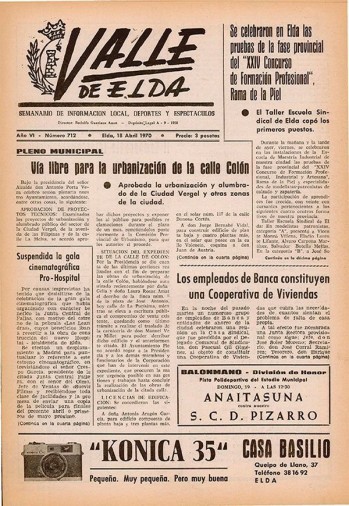 N&uacute;mero 0712 - 18 de abril de 1970