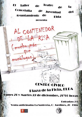 El Taller de Teatro de Juventud organiza dos sesiones de mon&oacute;logos bajo el t&iacute;tulo &ldquo;Al contenedor de la risa&rdquo; 