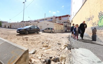 El derribo de las viviendas que separan Elda y Petrer lleva dos meses paralizado