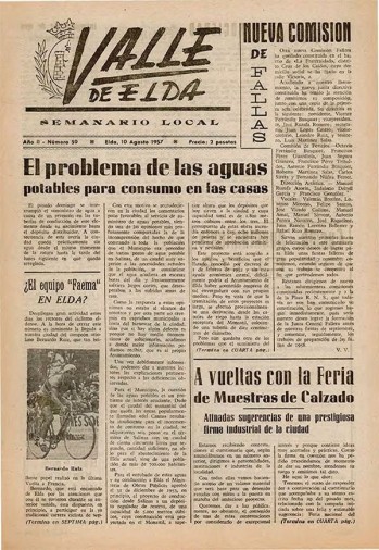 N&uacute;mero 0050 - 10 de agosto de 1957