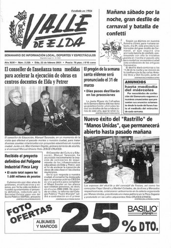 N&uacute;mero 2.235 - 23 de febrero de 2001