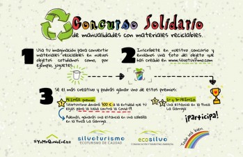 Silvoturismo pone en marcha el "Concurso Solidario de Manualidades con Materiales Reciclables" para escolares