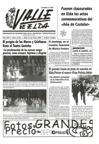 N&uacute;mero 2.152 - 21 de mayo de 1999