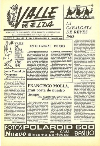 N&uacute;mero 1.361 - 31 de diciembre de 1982