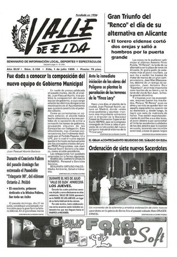 N&uacute;mero 2.158 - 1 de julio de 1999