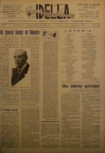 Idella nº 183 - Año 1929