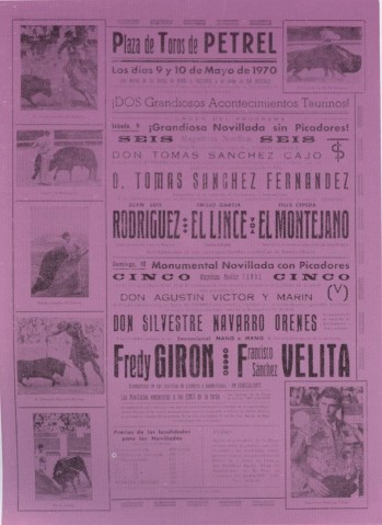 Hoy, hace 50 a&ntilde;os: toros en Petrer
