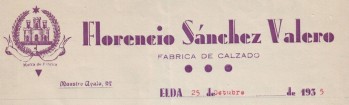 Logos y marcas de f&aacute;bricas de calzado eldenses: Florencio S&aacute;nchez; Camilo Pay&aacute;; Jos&eacute; Salvador;  Industria Espa&ntilde;ola del Calzado y Trinidad Vera
