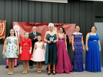 Galardones de la Junta Gestora de Fallas en la cena de Navidad