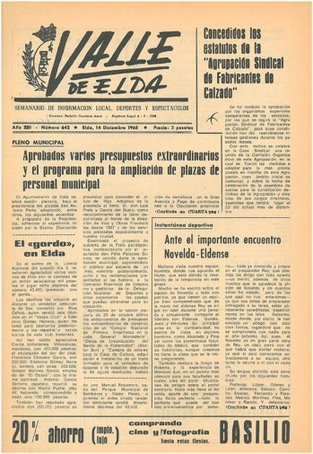 N&uacute;mero 0642 - 14 de diciembre de 1968
