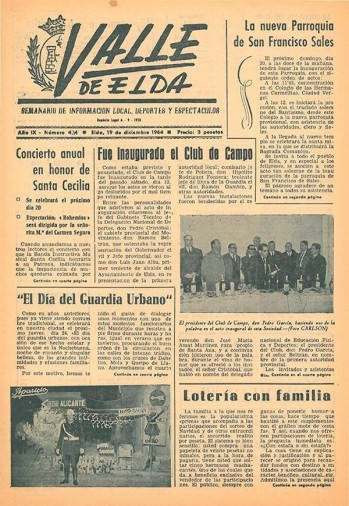 N&uacute;mero 0434 - 19 de diciembre de 1964