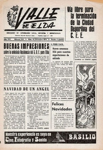 N&uacute;mero 0852 - 23 de diciembre de 1972