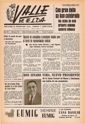 Número 0744 - 28 de noviembre de 1970