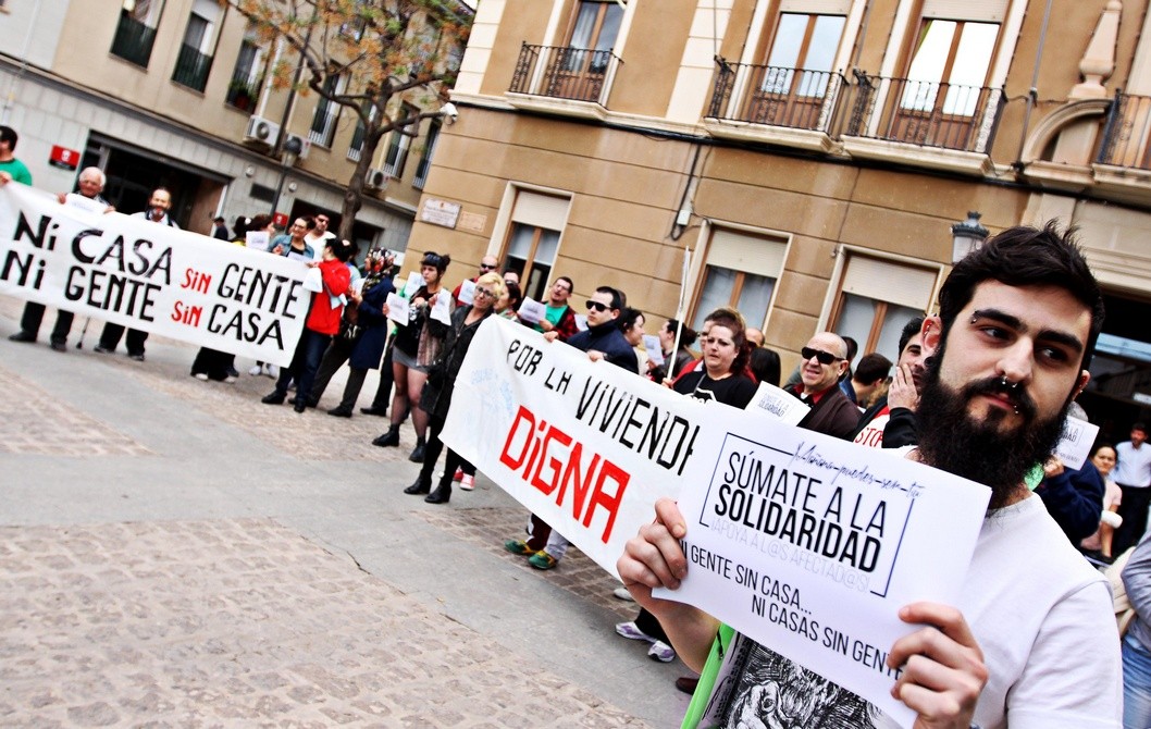 La Plataforma de Afectados por la Hipoteca se concentra para continuar con sus reivindicaciones La Plataforma de Afectados por la Hipoteca se concentra para continuar con sus reivindicaciones