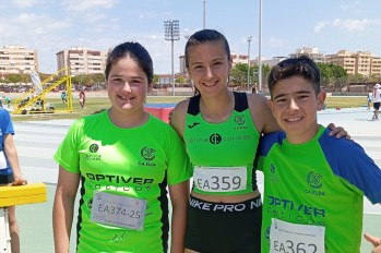 Cinco metales para los infantiles del Atletismo Elda