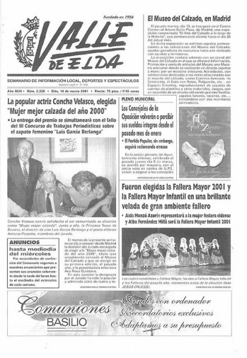 N&uacute;mero 2.238 - 16 de marzo de 2001