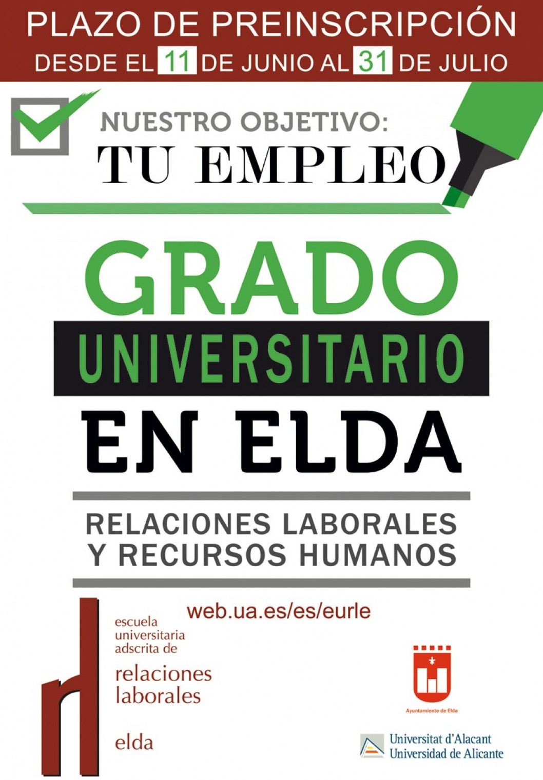 Últimos días para inscribirse en el grado de Relaciones Laborales y Recursos Humanos en la EURLE Últimos días para inscribirse en el grado de Relaciones Laborales y Recursos Humanos en la EURLE