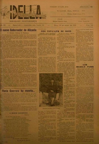 Idella n&ordm; 102 - A&ntilde;o 1928
