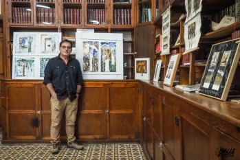 Juan Luz inaugura en La Tertulia su exposici&oacute;n &ldquo;Biblos&rdquo;