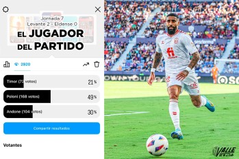 Derick Poloni elegido jugador del partido para la afici&oacute;n