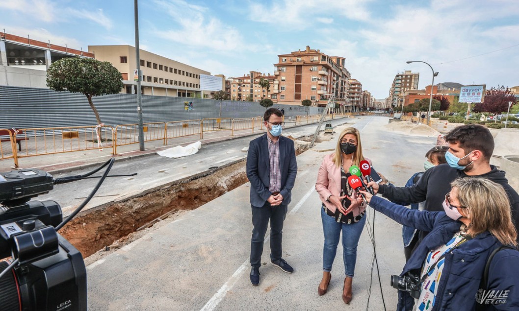 La avenida Reina Sofía de Petrer se abrirá al tráfico después de Semana Santa La avenida Reina Sofía de Petrer se abrirá al tráfico después de Semana Santa