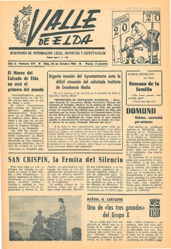 N&uacute;mero 0478 - 23 de octubre de 1965