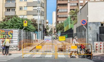 Comienzan las obras para mejorar los accesos al colegio Padre Manj&oacute;n