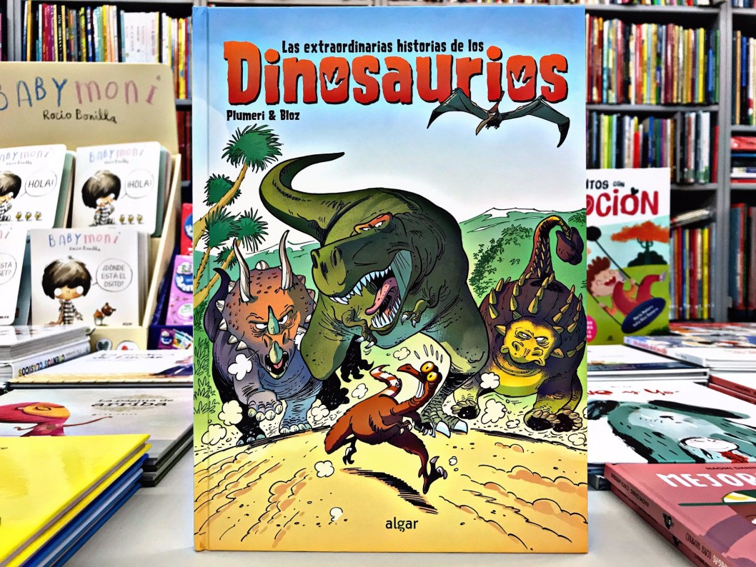 "Las extraordinarias historias de los dinosaurios" de Arnaud Plumer "Las extraordinarias historias de los dinosaurios" de Arnaud Plumer