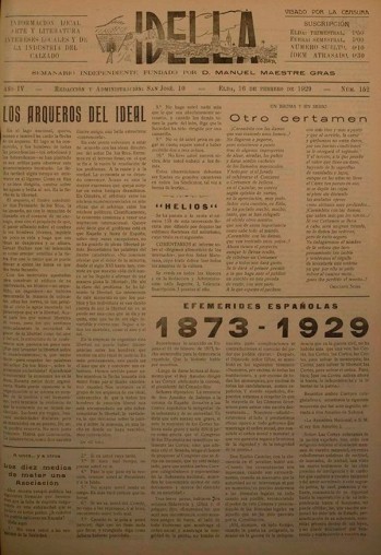 Idella nº 152 - Año 1929